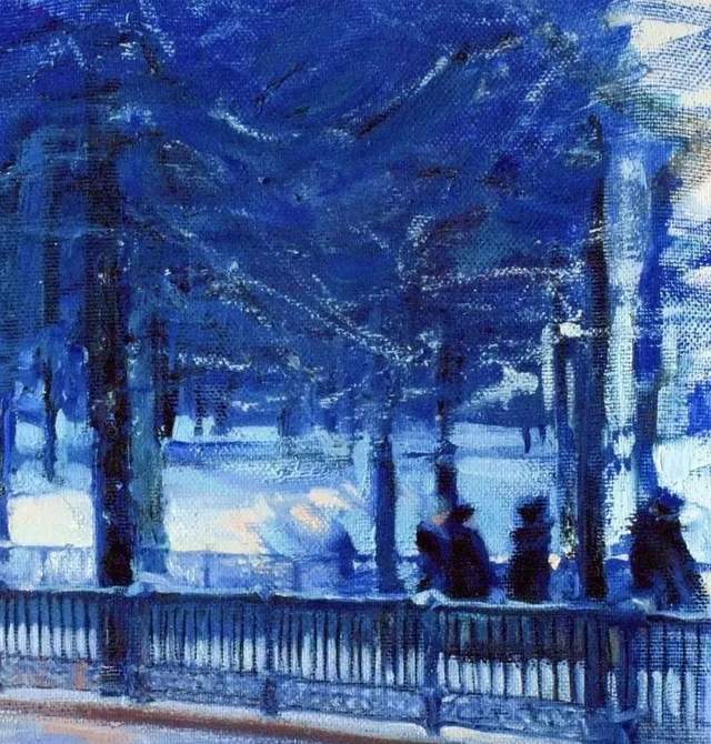 油画&他的油画,既有潇洒带劲的笔触,又有性感细腻温和的柔美