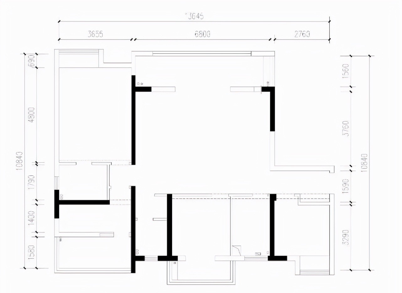 空间|142平欧式风三居室,各个居室映衬的柔和淡雅,独立且相融