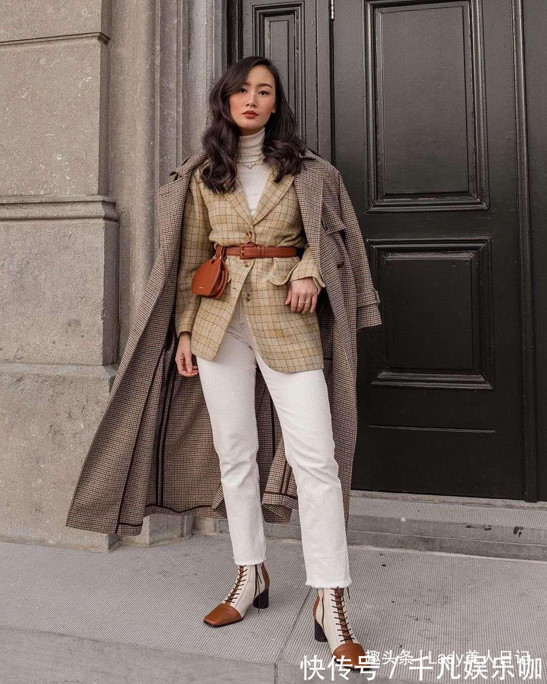 小个子 快来,显高显瘦的“长风衣/大衣”穿搭,经典实用,小个子更要看