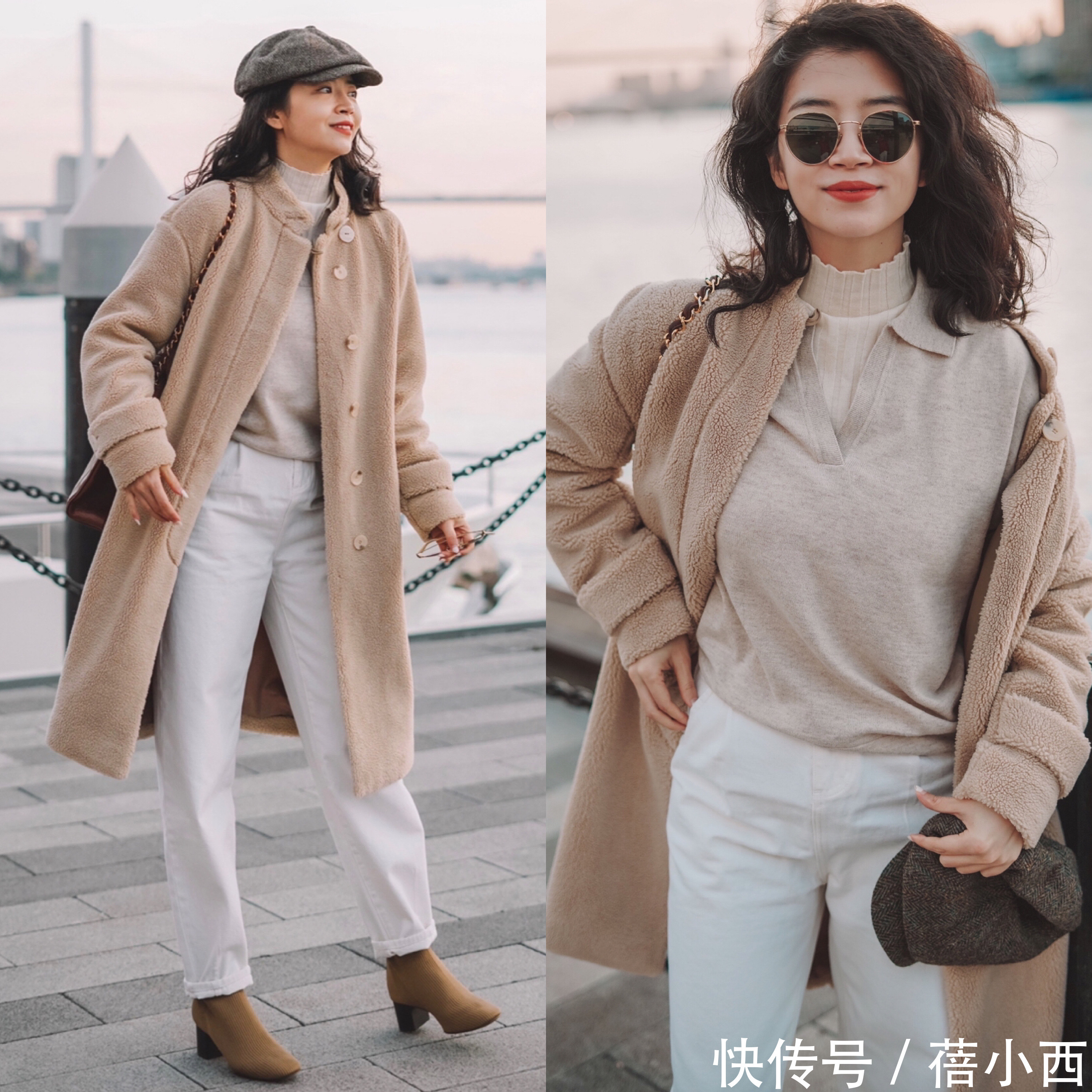 冬季|冬季穿大衣想要好看,不一定配半身裙,搭这3条长裤更高级上档次