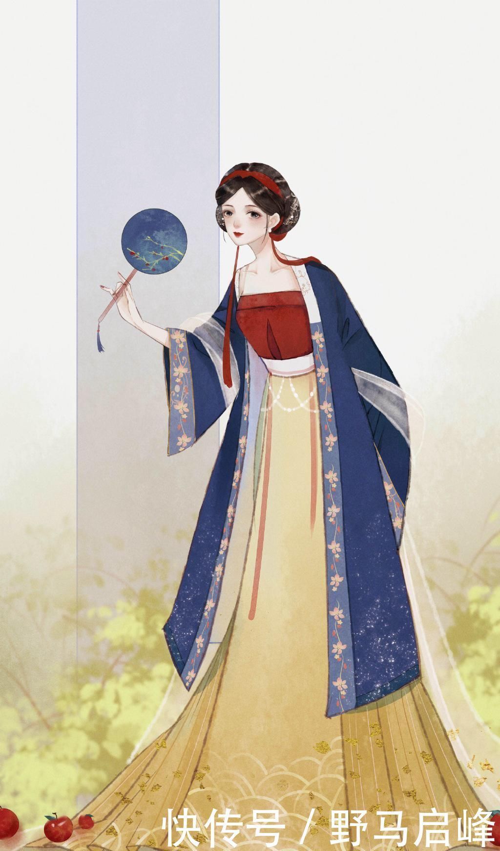 茉莉|当迪士尼公主穿上汉服,个个仙气飘飘,艾莎撑伞的样子绝世而独立