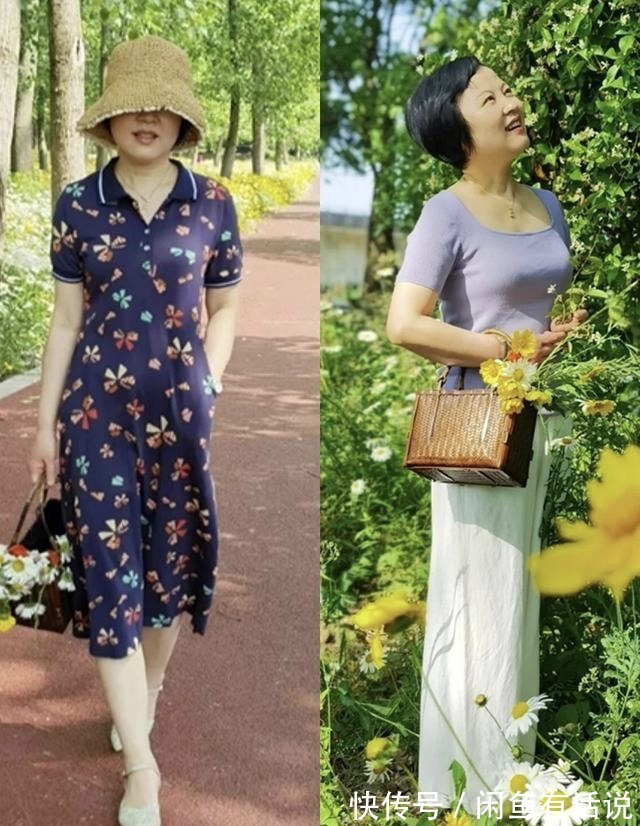 宽松感|不年轻,长相也一般,50岁阿姨把年纪活成了气质,优雅老去真美