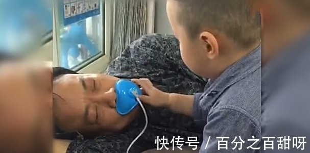 爷爷|爷爷装睡叫不醒,小孙子急了,接下来的行为,真不愧是亲孙子!