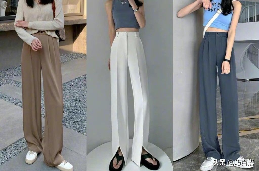 垂坠感|阔腿裤搭配只需要三招，简单快捷很美貌，一学就会不用慌
