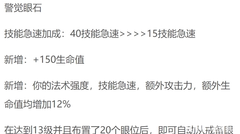 cd|LOL：眼石重做，化身“全能帽”，4属性增加12%！