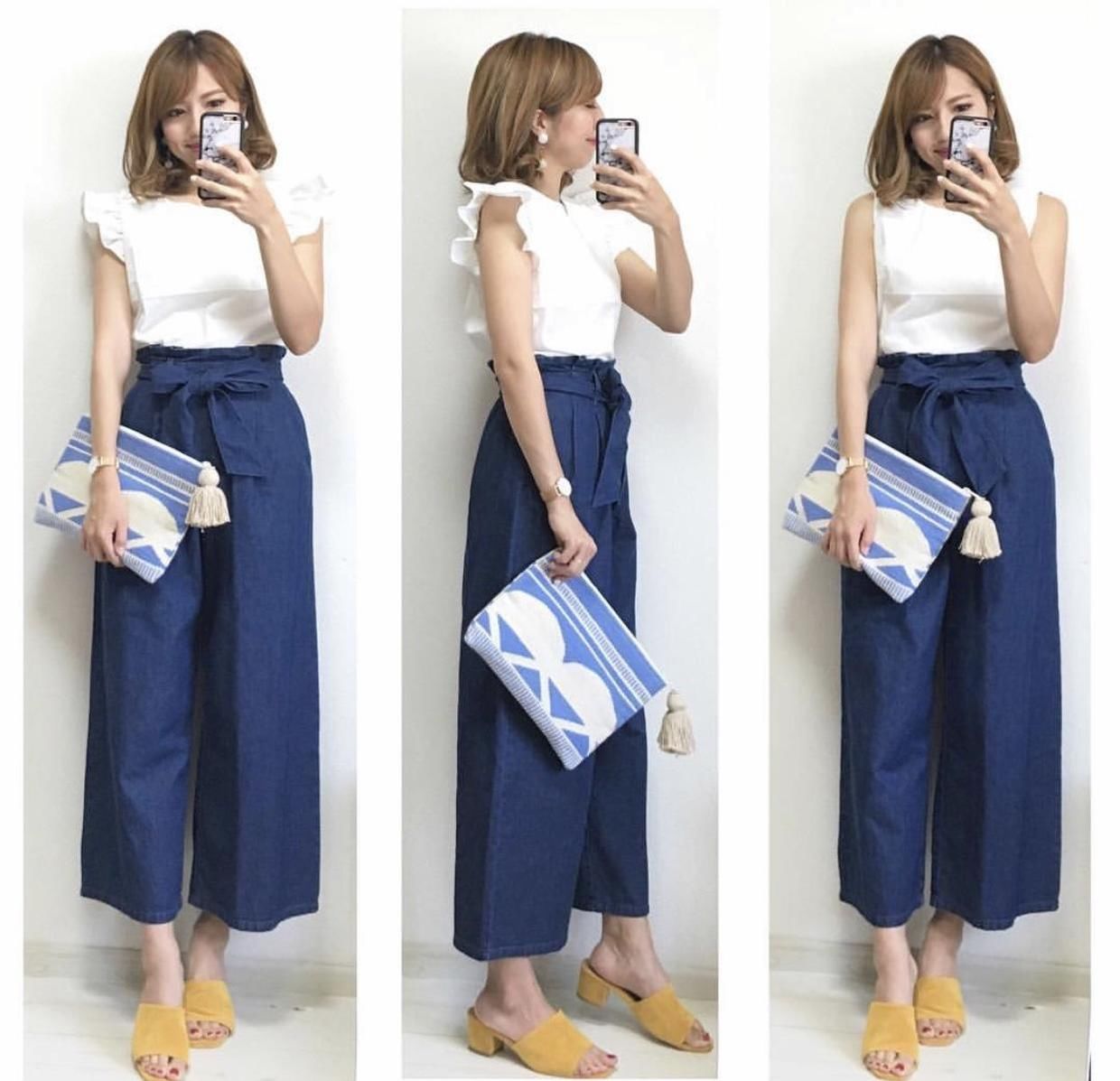 none|日本小姐姐的简约穿搭又火了，注重细节的搭配，才是真正的高级