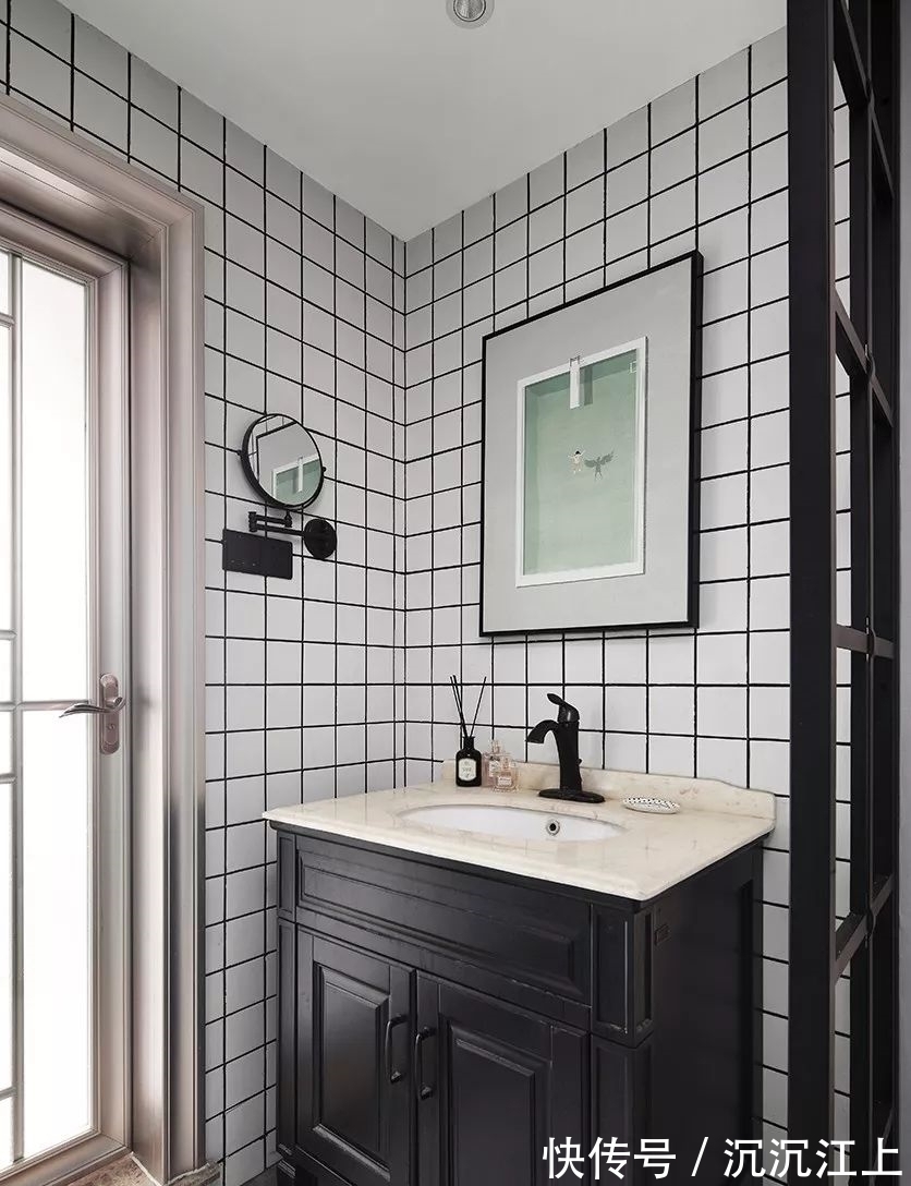 皮艺|130㎡现代简约,书房天花是幅画,活力舒适好童趣