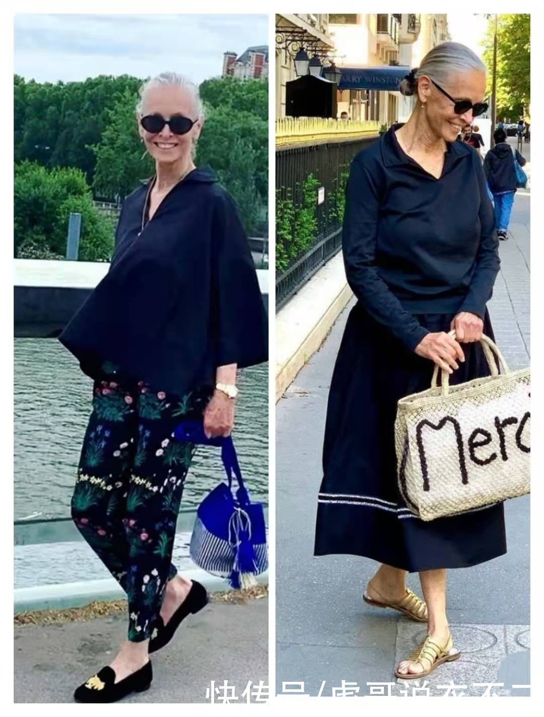 这位70岁的奶奶太励志，从素人到时尚咖，长皱纹腰腹圆润也时尚