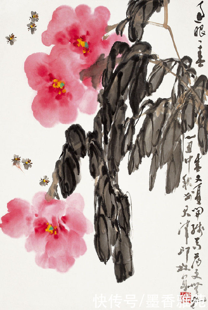 花鸟画|当代画家萧朗精品花鸟画作品欣赏