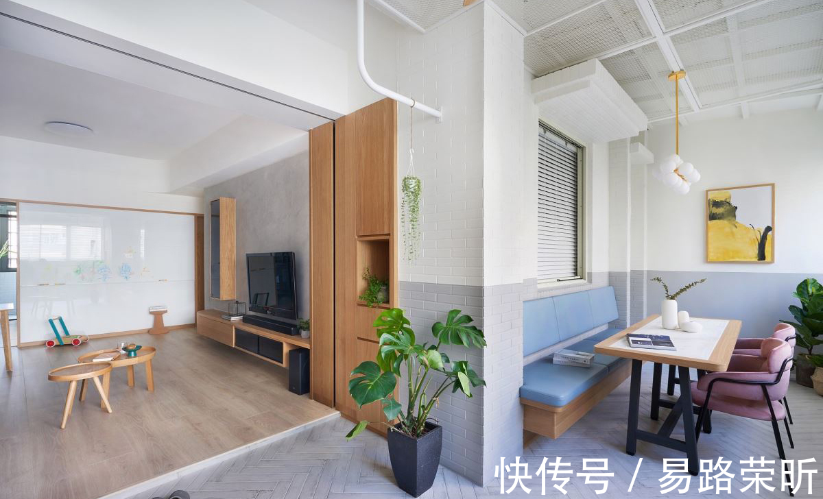 混搭风|分享一套理想的自由在家工作房屋,里面居然隐藏一个混搭风的咖啡馆,超赞了!