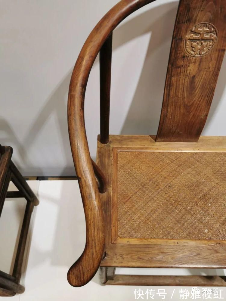 木友们|验材质、查修补,清螭寿纹圈椅是全黄花梨