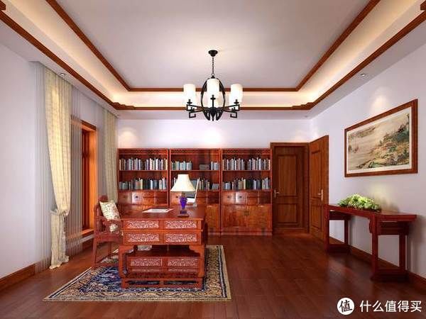 中式|见过了世界,才懂中式风最美,215㎡红木别墅,入户诗情又画意