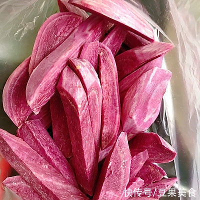 第一次尝试#精致一人食#烤紫薯,没想到这么好吃