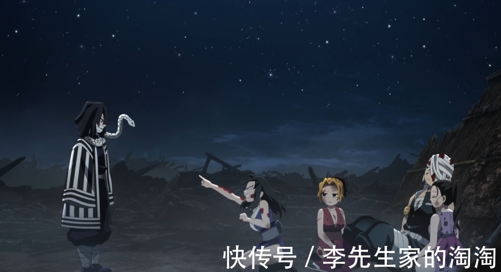 音柱|鬼灭之刃:如果蛇柱及时救场是否能搞定上六 肯定能赢 但会受重伤