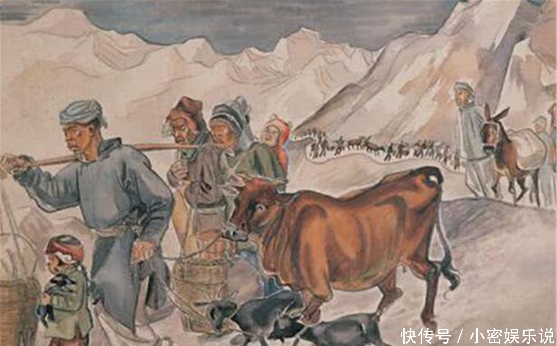  挂艾叶|古代一母亲逃兵灾，抱着大孩子却让幼子步行，丑汉见后：必有蹊跷