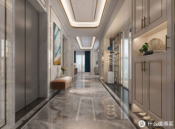 衣帽间|新加坡华人买360㎡大平层,装修轻奢风,不仅大气,全屋还尽显奢华