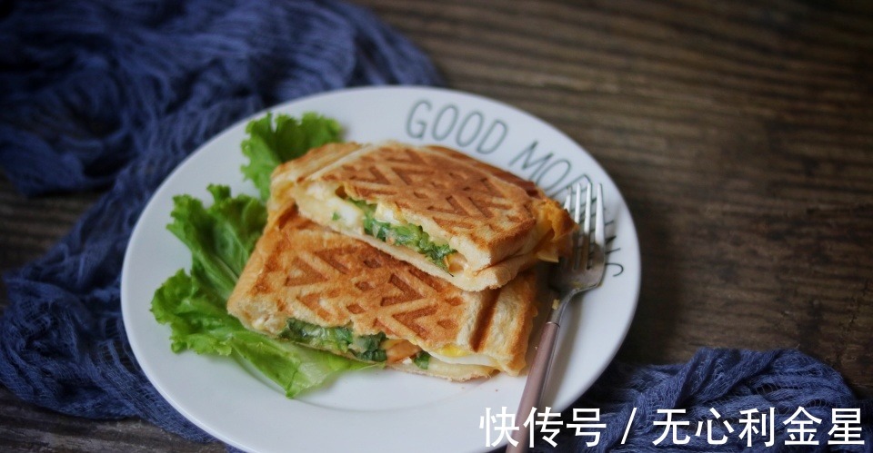 三明治机|最省事的早餐当属三明治,金黄酥脆孩子爱吃,一个月不重样!