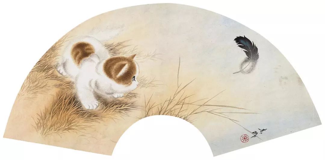 代表作品@米春茂笔下的猫,趣萌可爱,稚气童真