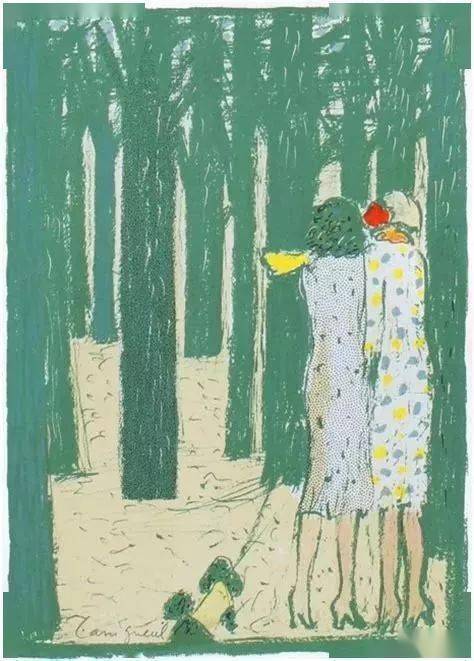 野兽主义#皮埃尔·卡西尼尔:领略野兽主义奔放节奏和表现主义浓烈意蕴油画作品