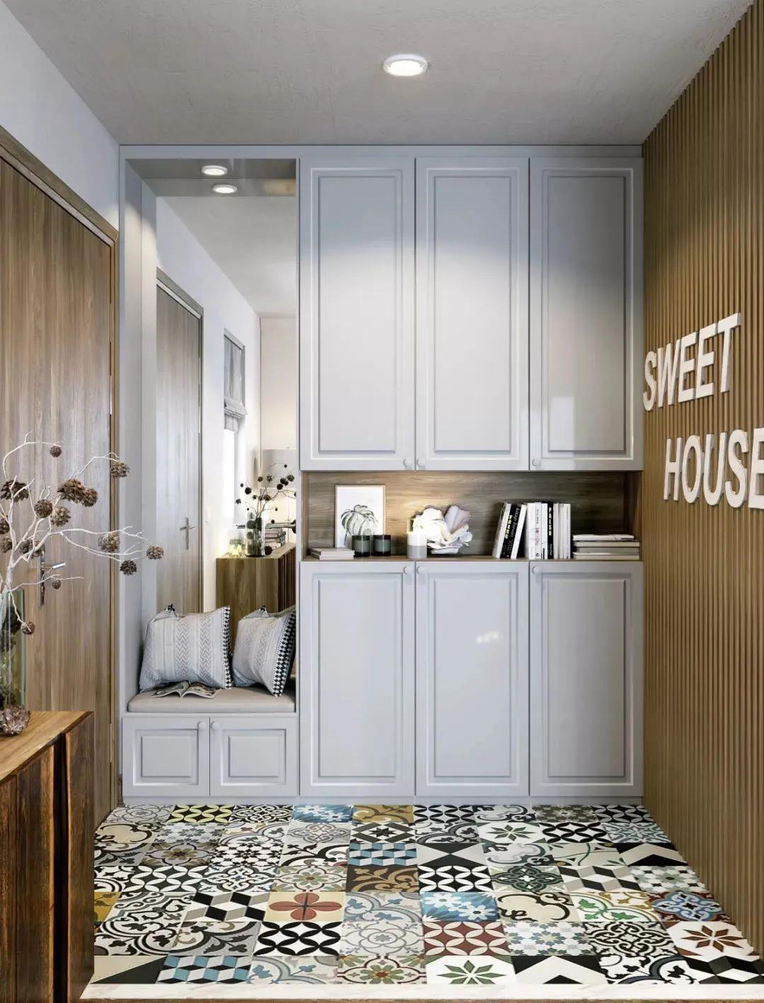 柜子|越来越多人家里玄关这样设计,实用又美观