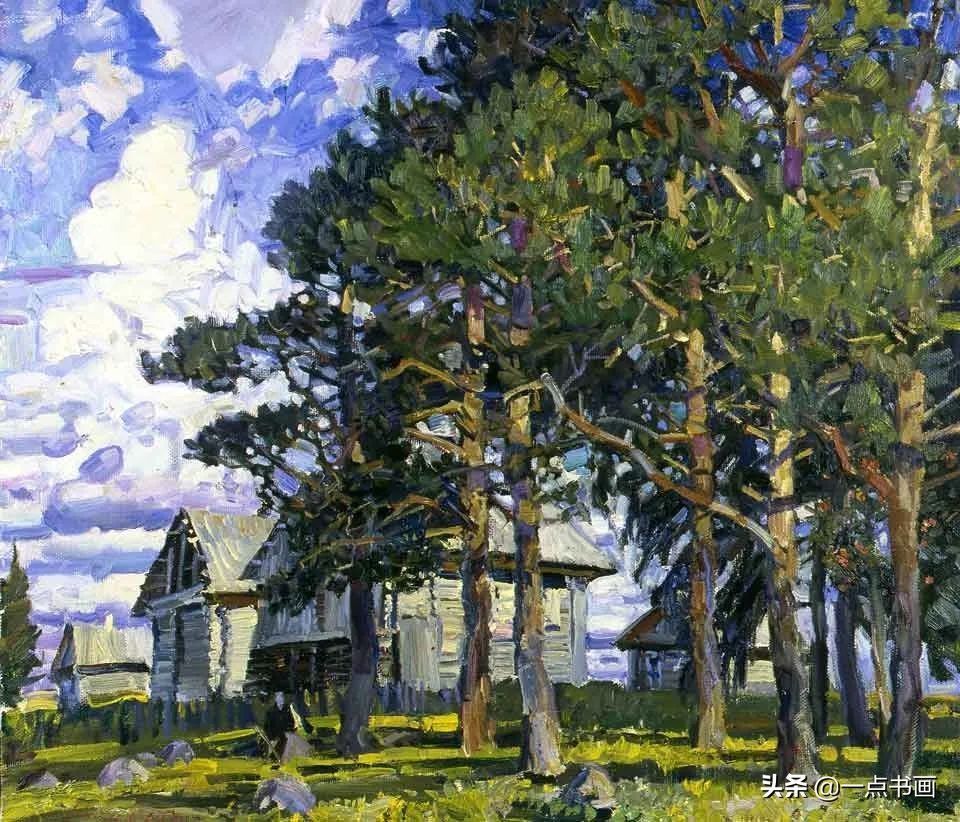 美术学院#阿巴库莫夫：被誉为俄罗斯的金笔，其画笔下都是净化的世界