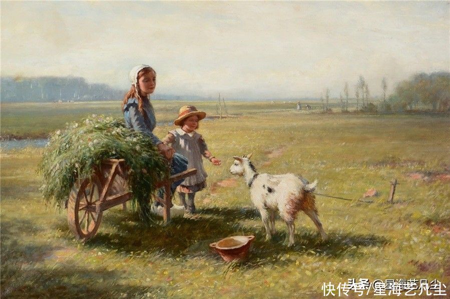 威廉·凯·布莱克洛克，William Kay Blacklock油画作品鉴赏