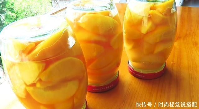 黄桃吃不完别扔掉,教你做罐头,只需简单3步,果肉香甜可口