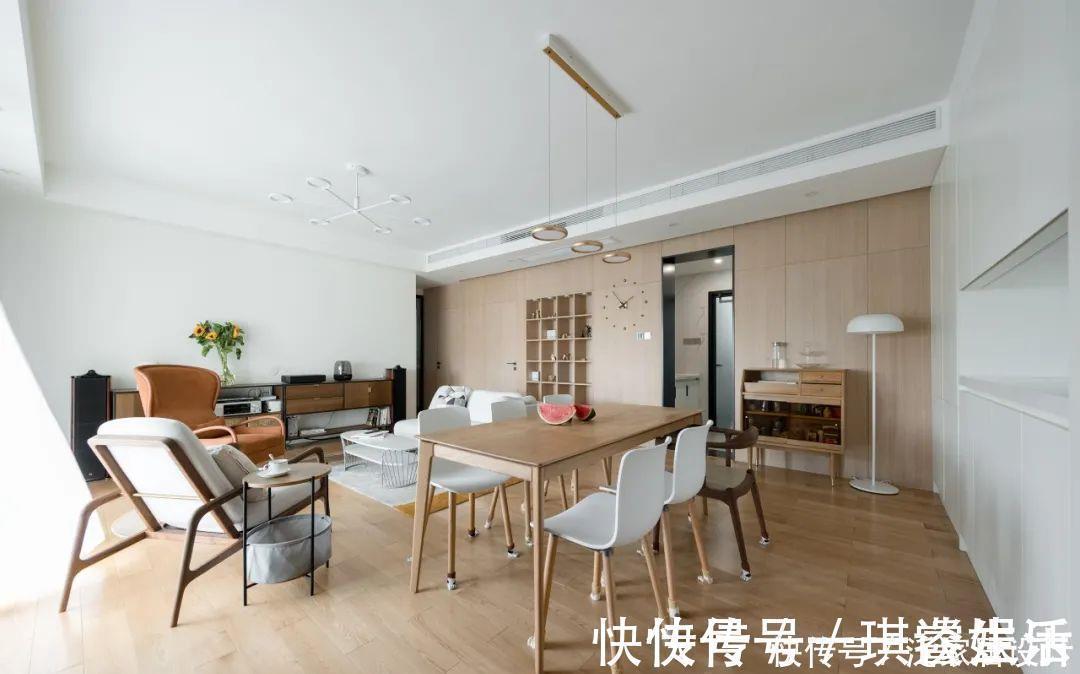 舒适|120㎡现代日式风,简约舒适的装修效果,一点也不输给豪宅!