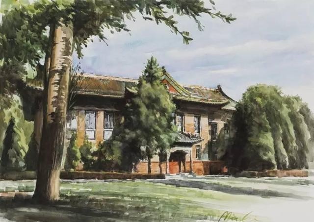 拴马石|旅美水彩艺术家李民笔下的中国风景画!他用艺术诠释“家”的味道