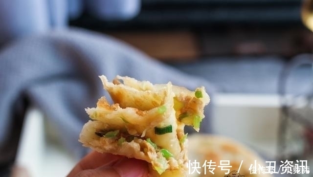 橄榄油|婆婆烙的饼就是好吃，又香又软，一口气吃了4个还想吃！