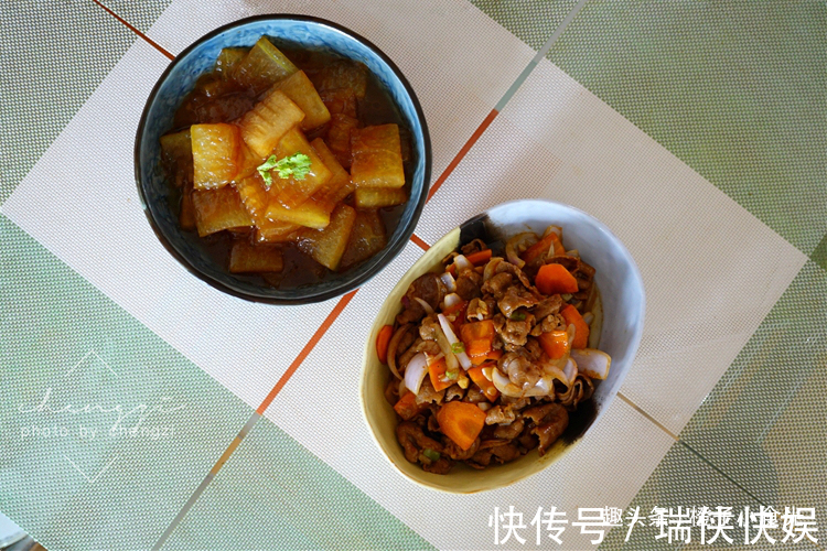 冬瓜|晒晒老两口的极简晚餐,每顿2道菜,一周不重样,网友真抠门