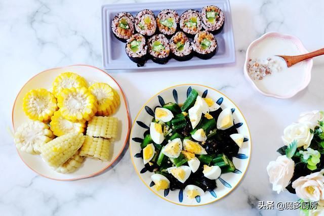 晒晒我家7天早餐,每天都有好滋味,只要人勤快,就有好吃的