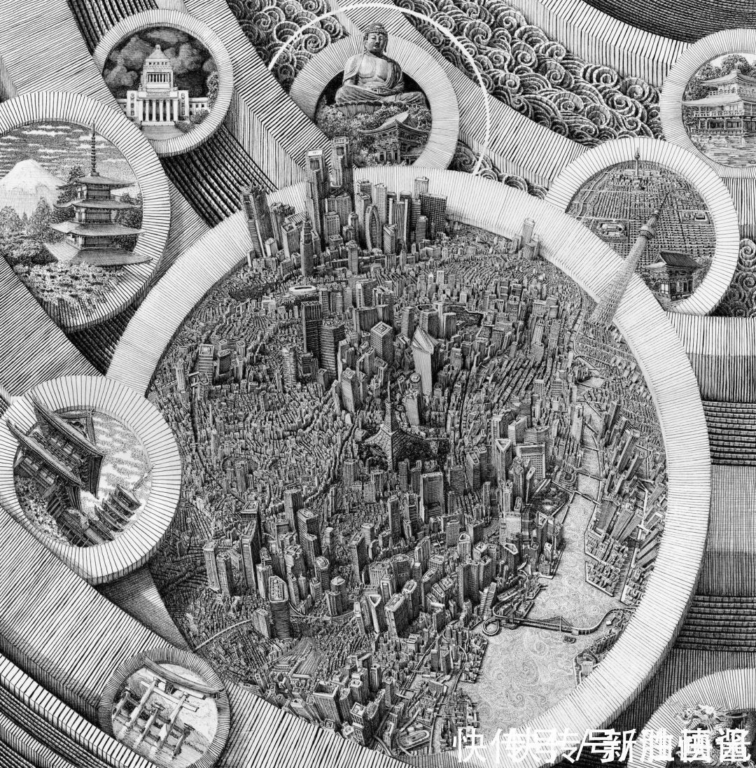 素描#这幅素描耗时1年半,画完后直接“封神”,网友:眼睛都看不过来