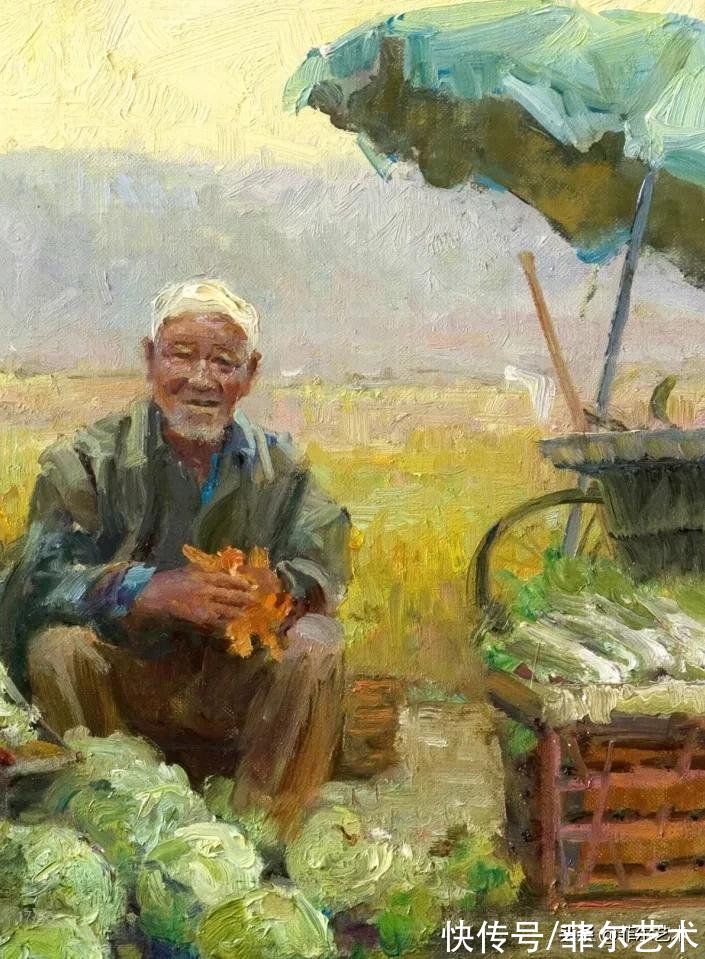 兰迪@她是一位富有表现力的现实主义画家，笔触和色彩让人喜欢不已