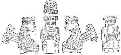 尊称!困扰考古界的谜题, 妇好墓跪姿玉人,背后神秘物体?究竟有什么涵义?