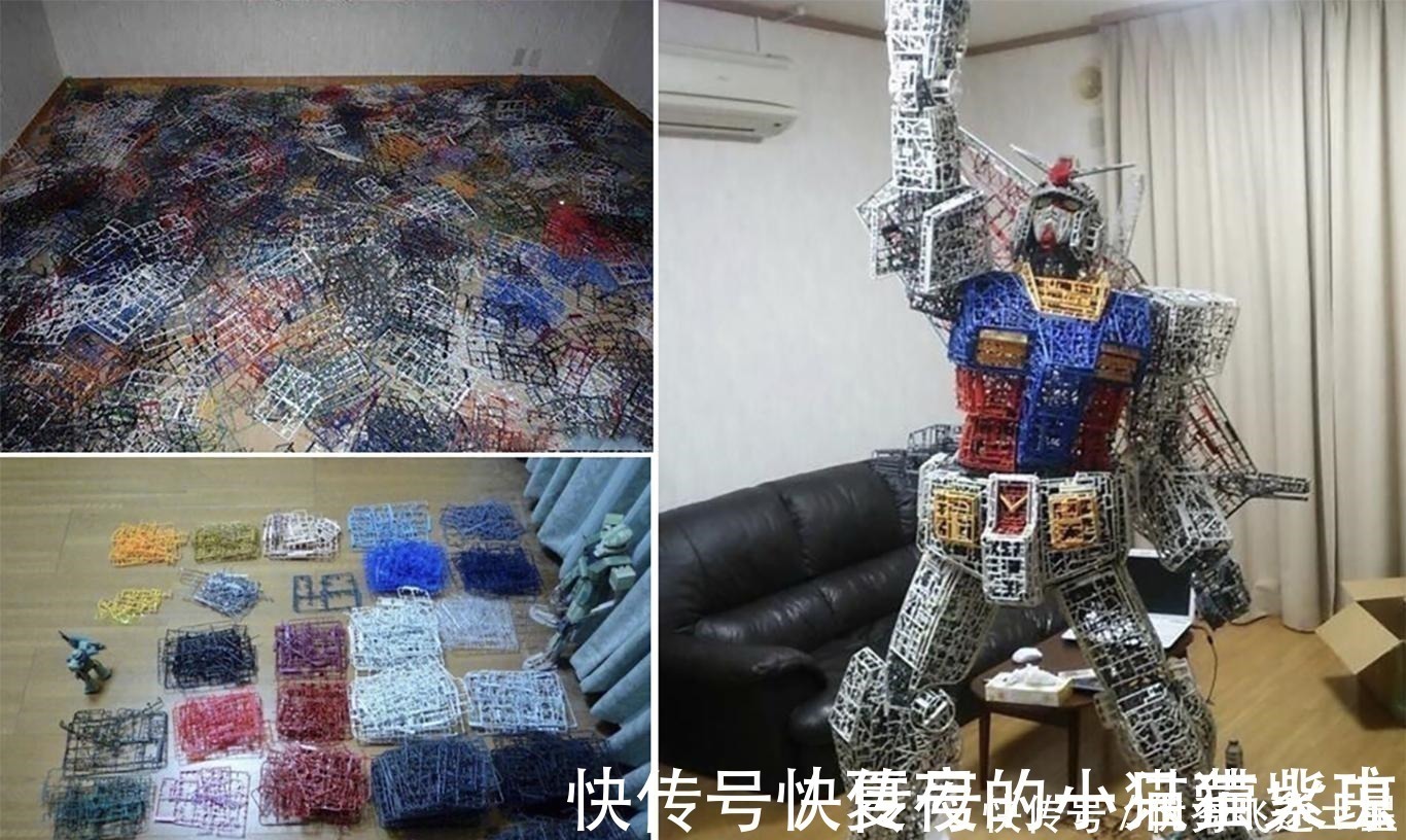 火影|二次元粉丝自制手办,看到猫和老鼠笑了,见到巨型高达跪了