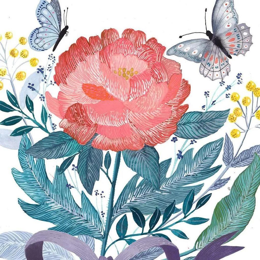  艺术家|水彩平涂，装饰效果太强了，自己动手画一幅，美到邻居羡慕嫉妒！