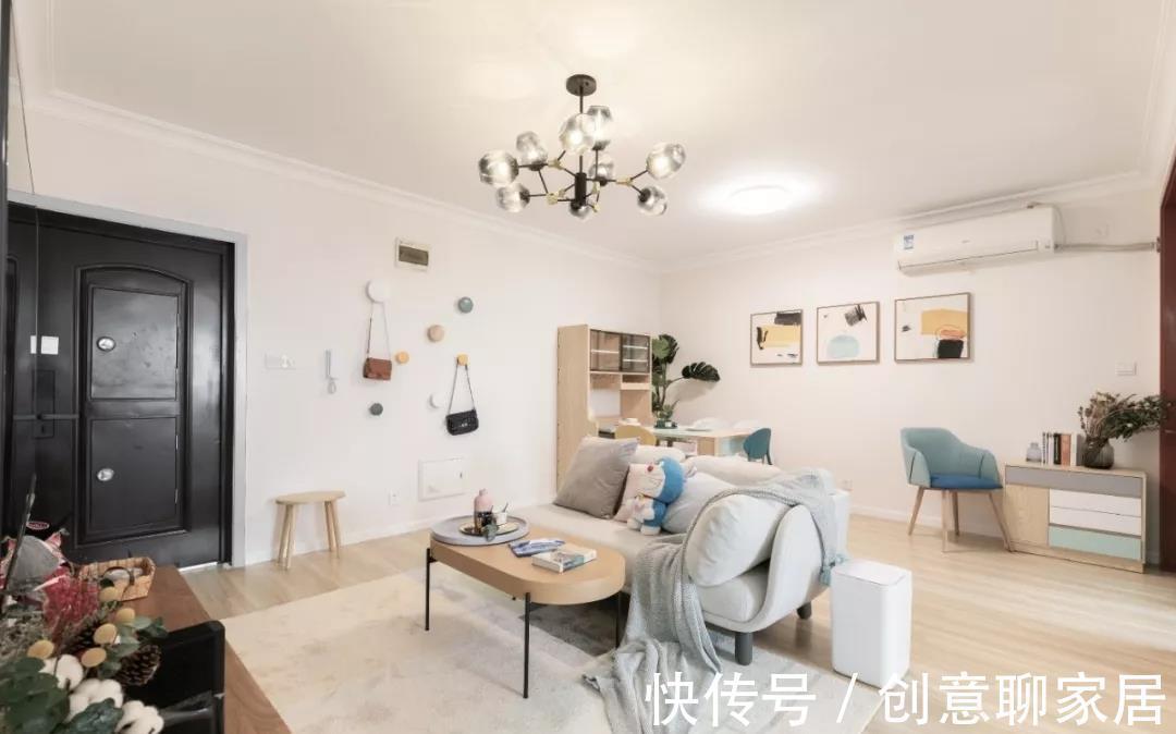 90后|90后小夫妻68平二手房巧翻新,装修好后一次架都没吵过!