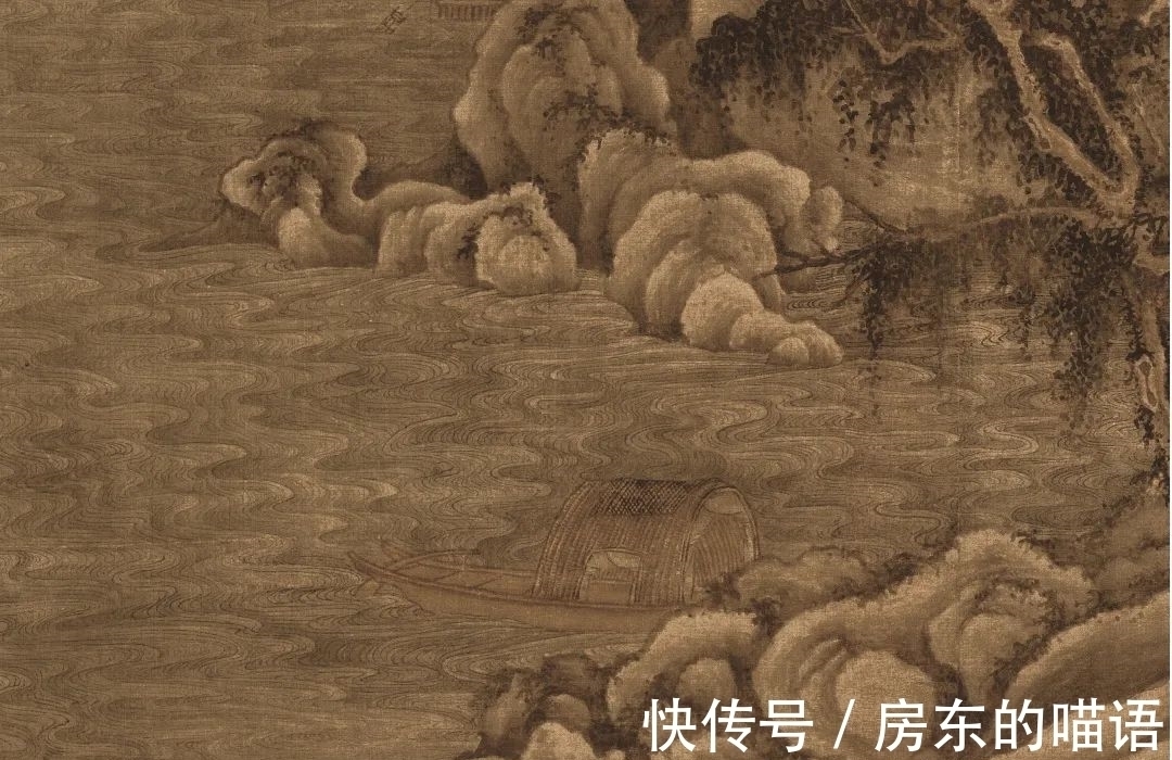 大千！极目苍穹 超以象外：张大千青绿山水杰构《李检法定林萧散图》