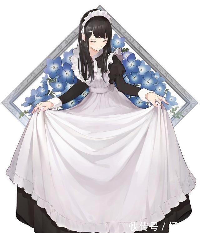 温柔|画师绘制鲜花风格女仆装,你最在意的花朵,代表着哪个小姐姐