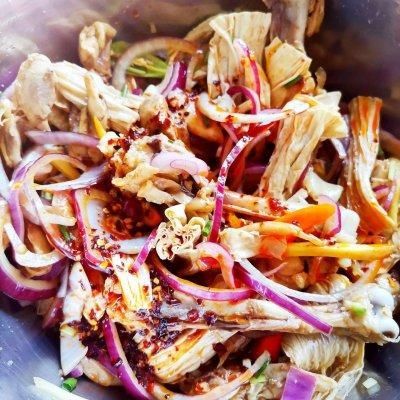 下饭|香辣鸡肉—夏日凉拌菜 清爽下饭