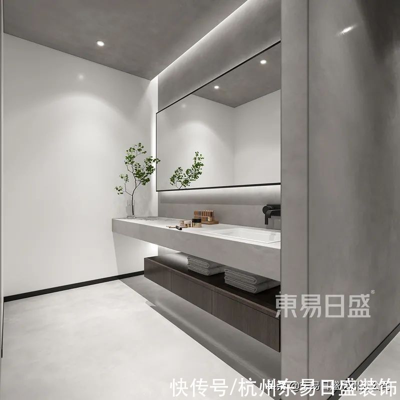 地下室|290㎡侘寂风设计，让一切归于「平静」