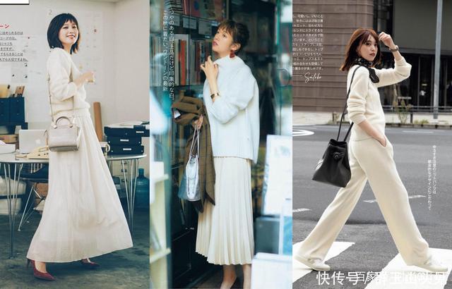 最适合秋冬的白毛衣,搭什么都好看,有一件“经典款”足够了!