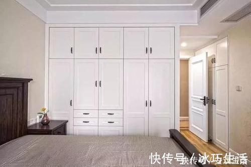 房子|卧室不要买衣柜了,头次见有钱人家里这样设计,省钱实用又不占地