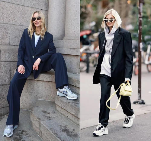 今春“阔腿裤＋运动鞋”为什么这么火？看完这些搭配示范你就懂了