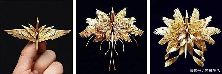 翅膀$抑郁小哥把一只2毛钱的千纸鹤折成了我买不起的样子,不但病好了还年入百万