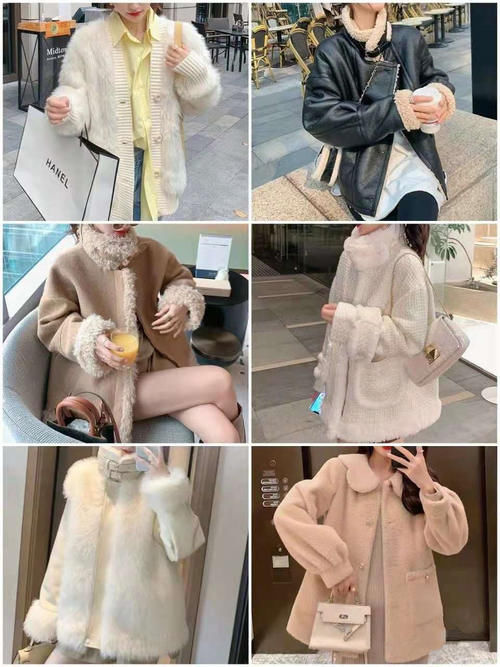  外套|羊羔毛外套造型百变，还是短款更适合小个子，保暖又不压身高