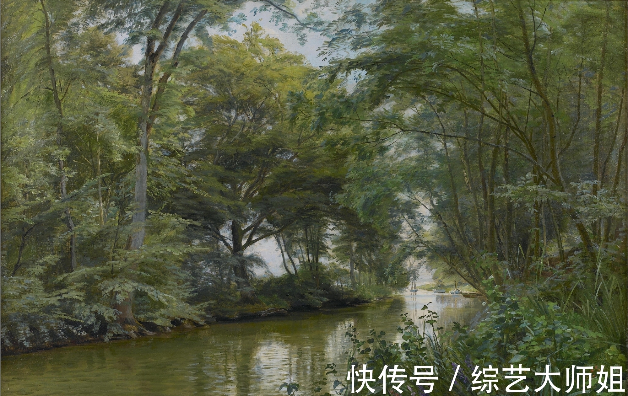 森林会|他画的森林会呼吸,彼得·莫克·蒙森德Peder Mork Monsted油画欣赏