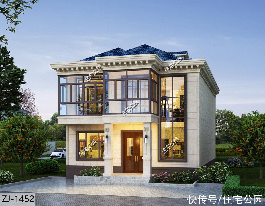 小面|10套小面宽农村别墅,第6、7套建的人最多,第9套造价只要18万?