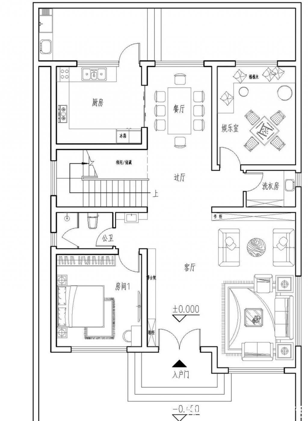 开间|小开间农村自建房,5款开间10米的农村别墅户型,好看又实用!